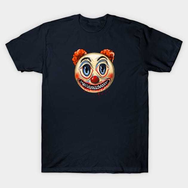 Clown Face T-Shirt by AMOS_STUDIO